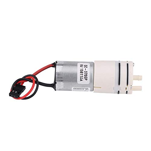 RC Water Cooling Pump, Metal 3-6V 370 Water Cooling Pump JR Plug Accessory Part for Remote Control Aircraft Carrier/Warship/Battleship or ESC Needs Water Cooling