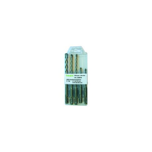 Coffret forets Percussion avec fente 5,6 x 100 Haupa 230979 mèche béton brique