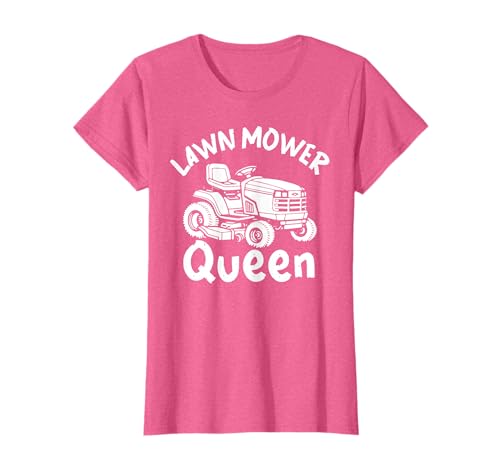 Lawn Mower Queen Funny Grass Cutting Lawn Mowing T-Shirt