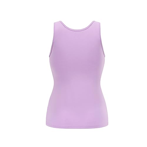Image of Womens Modal Built-in Bra Padded Camisole Yoga Tanks Tops