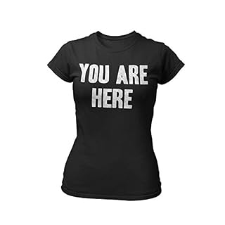 You are Here – As Seen on John Lennon – Womens Band Organic Cotton T-Shirt - Les Beatles, Paul McCartney, John Lennon, RIngo Starr, George Harrison