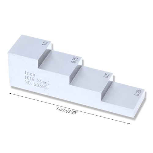 Bloque de calibración para medidor de espesor 4 pasos miniatura 2