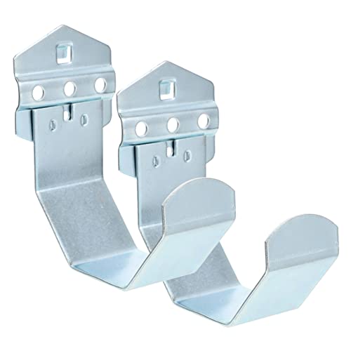 STOBAZA Sturdy Pegboard Hangers Tool Storage Hooks Garage Pegboard Hooks 2 Pack for Screwdriver Wrenches