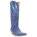 Dingo Boots Women's Thunder Road Fashion Boot, Blue, 7.5