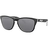 Oakley OO9013 Frogskins Square Sunglasses, Eclipse Clear/Black Iridium, 55 mm