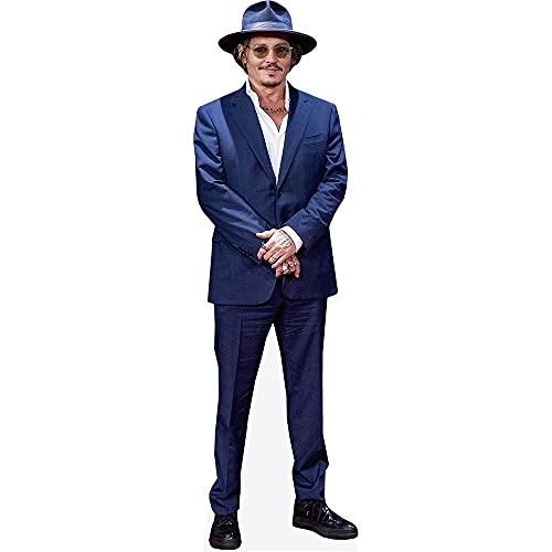 Johnny Depp (Blue Suit) Silhouette en carton Taille Mini
