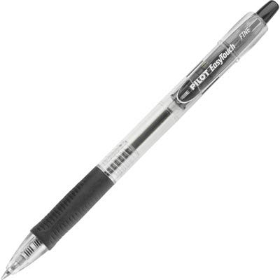 PILOT EasyTouch Ballpoint Pens, Fine Point 0.7mm, Black Ink, 12-Pack - image 2