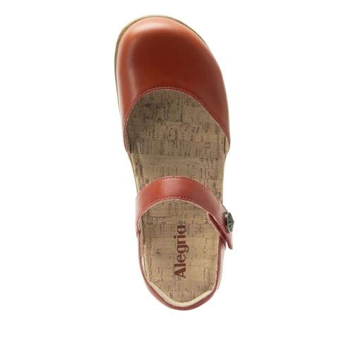 Image of Alegria Women's Opal Leather Shoes with Slingback Open Back Sandals