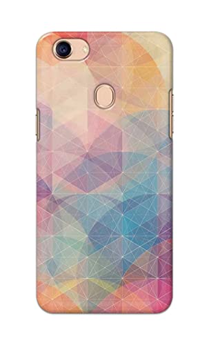 Image of PRINTFIDAA Printed Hard Back Cover Case for Oppo F5 | Oppo F5 Youth | Oppo F5 Plus Back Cover (Crumpled Paper Design) -1803