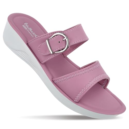 WALKAROO Women's Fashion Sandals with Cushion Sole - WLR74017 Mauve
