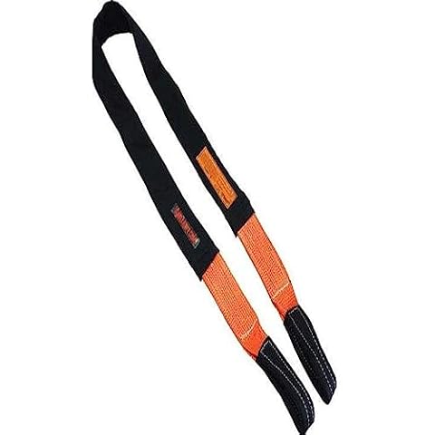 Bubba Rope 176000OR Tree Hugger 10-foot 3” wide with Breaking Strength of 47,000 lb. 100% Polyester Webbing in Orange, Accessory Ideal for safely winch out situations Cover