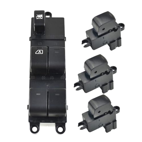 Interrupteur commande assistance pour vitre bloquee de Qashqai J10 bouton 14 broches - 3