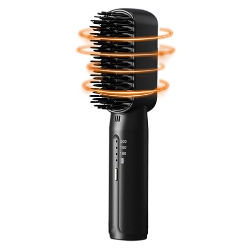 Brosse à lisser rechargeable sans fil pour un coiffage rapide