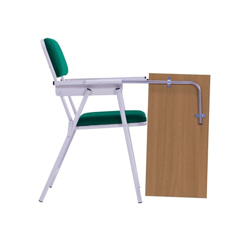Image of Spacecrafts Folding Cushion Study Chair | Space Saving | Desk Chair | Powder Coated with Cushion | Chair with Writing Pad