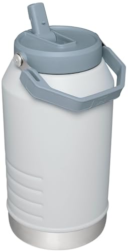 Image of Stanley IceFlow Flip Straw Jug with Handle 96 oz| Twist On Lid and Flip Up Straw | Leak Resistant for Travel and Sports | Insulated Stainless Steel | BPA-Free | Fog