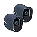 Produktbild kwmobile 2X Hülle kompatibel mit Arlo Pro/Pro 2 Smart - Silikon Security Camera Cover Schutzhülle Kamera - Dunkelblau