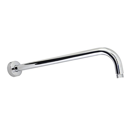 MODONA 15½” Long Shower Arm with Flange – Stainless Steel 304 – Polished Chrome - 5 Year Warrantee