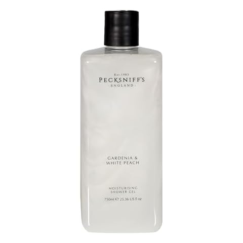 Pecksniff’s Moisturising Shower Gel - Gardenia & White Peach Cover