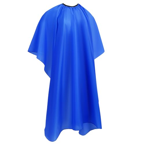 Capa profesional para peluquería azul talla grande miniatura 1