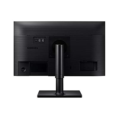SAMSUNG FT45 Series 24-Inch FHD 1080p Computer Monitor, 75Hz, IPS Panel, HDMI, DisplayPort, USB Hub, Built-in Speakers, Height Adjustable Stand, 3 Yr WRNTY (LF24T450FZNXGO),Black
