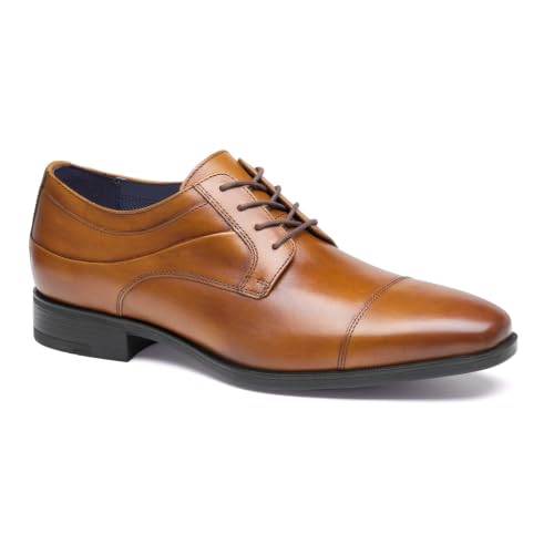 Image of Johnston & Murphy Men's Gibbons Cap Toe Lace-Up Dress Shoe