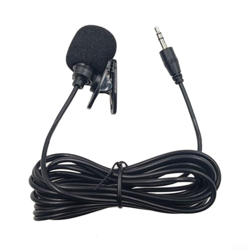 Micrófono Lavalier direccional ideal para diversas aplicaciones, incluyendo entrevistas en dispositivos móviles o PC (3 polos)