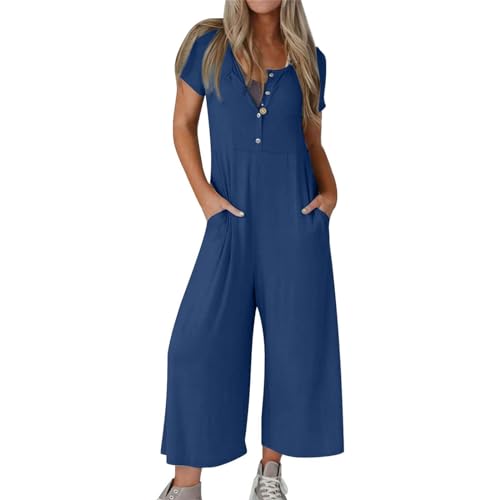 Mono de verano para mujer ligero y ventilado con botones