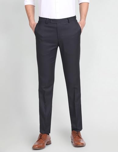 Image of Arrow Men's Mid Rise Regular Pants