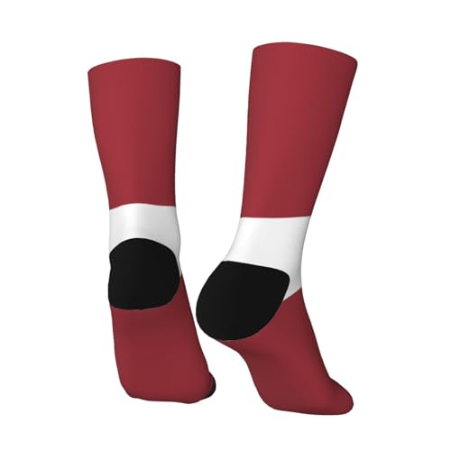 Flag of Latvia Socks For Men Women Outdoor Sports Running Hiking Wicking Crew Socks4