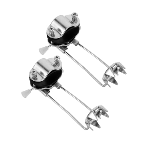 KOMBIUDA 2Pcs Ice Cane Tip Attachments for Snow and Slip Crampons for Canes Crutches and Walkers Enhance Grip and Stability ICY Surfaces