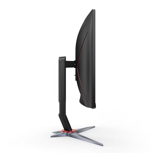 AOC C27G2Z 27" Curved Frameless Ultra-Fast Gaming Monitor, FHD 1080p, 0.5ms 240Hz, FreeSync, 2x HDMI 2.0, 1x Display Port, Height Adjustable, Xbox PS5 Switch Ready, 3-Year Zero-Bright-Dot