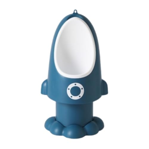 Geyaziu おまる 便器トイレトレーニング 小便器 自立式 取り外し可能 取り付け簡単 男の子用 (ダークブルー)