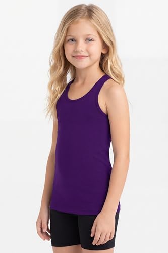 Image of Kurve Premium Girls Seamless Supersoft Wide Strap Comfortable Racerback Tank (Made with Love in The USA)