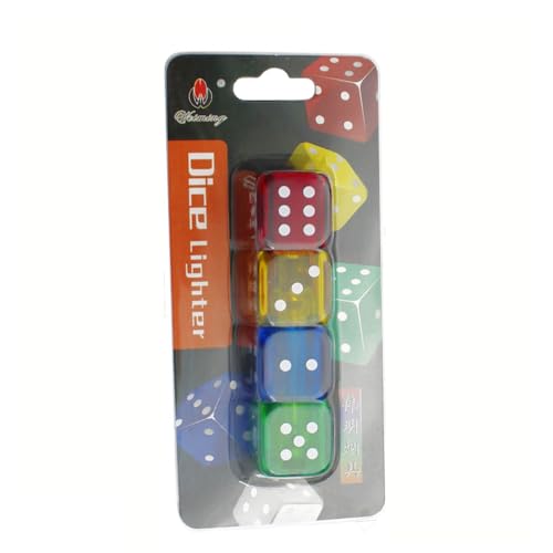 Encendedor LED Multicolor Forma Dados, Viento, Verde miniatura 2