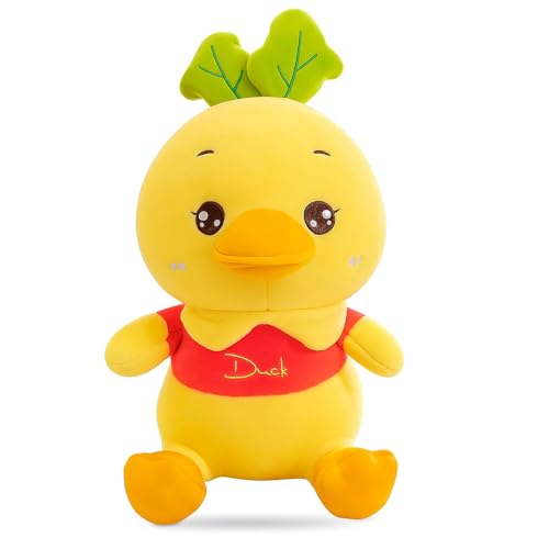 Image of Cute Red Duck Animal Soft Stuffed Toys, Plush Teddy Bear Dolls for Girls, Boys, Kids, Adults, Birthday Gift, Car Hanging, Home Decoration - 35 cm