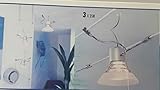 LED Seilsystem 3 oder 5 Strahler Spotleuche Schienensystem Spotlight Fassung GU5,3- LED 5Watt oder Halogen 35Watt (Dreiflammig mit Glasaufsatz)