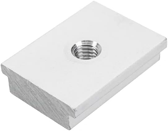 5Pcs Aluminium M6/ M8 T Slot Nut T-Track Sliding Nut For Woodworking Tool Slot Fastener - (Size: M8)