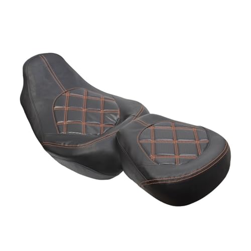 Asiento de motocicleta negro doble de perfil bajo para Touring Street Glide Special 2009-2023
