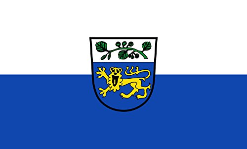Drapeau Large Andechs grand format de 1.35m² avec finition paysage résistante