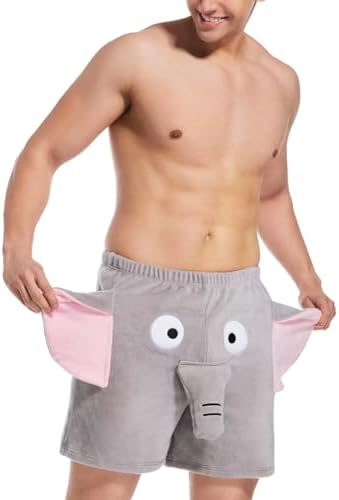 Landofgenie Men's Shorts Men Pants Pajamas Cartoon Pants Casual