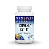 Planetary Herbals Triphala Gold 550mg Cleanser & Tonifier Extra Strength Ayurvedic - 120 Veggi Caps