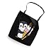 Cute Penguin Hugging Ice Cream Cone Kawaii Cartoon Sweet Art Tote Bag