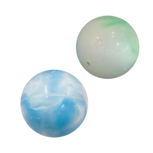 Image of GENIE'S Toy Bus 9-Inch Marble Play Ball | Interactive | for Pool, Beach & Garden | Perfect for Outdoor & Indoor Play | PVC Ball for Kids & Adults I Pack of 2 (Multicolor)