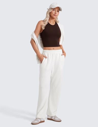 CRZ YOGA Butterluxe Soft Double Lined Casual Tops for Women High Neck Yoga Sleeveless Shirts Basic Going Out Workout Tanks4