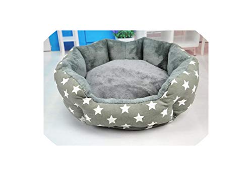Dog Bed Cat Bed Soft Pet Pad Cushion Pet Mat Dog House Furniture Puppy Blanket Pet Bed Removable Pillow Small Medium Dogs,Gray,L