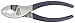 Martin P2065 Combination Slip Joint Plier with Plastic Grip, 6-3/4" Overall Length
