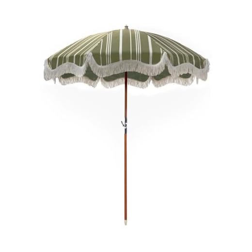 GJHYNT 6.5FT Striped Beach Umbrella
