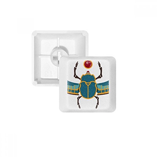 Keycaps PBT Égypte pour clavier mécanique blanc sans lettrage