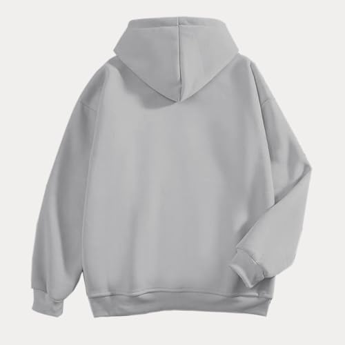 Image of Bear Long Sleeve Oversized Fleece Hoodie Sweater Pullover Hoodie for Women