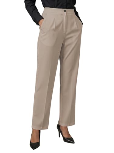 Image of Leriya Fashion Formal Pants for Women Office Wear |Trousers for Women - Straight Pants for Woman Formal Pant for Woman, Stretch Lycra Workwear Trousers
